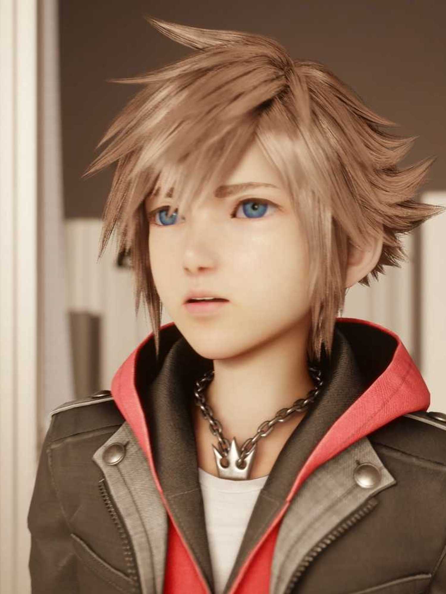 An official screenshot of Sora in Kingdom Hearts 4