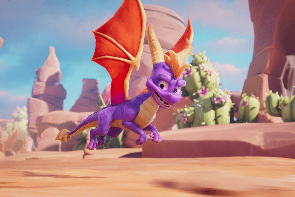 An official screenshot of Spyro in Spyro: A Realm Beyond