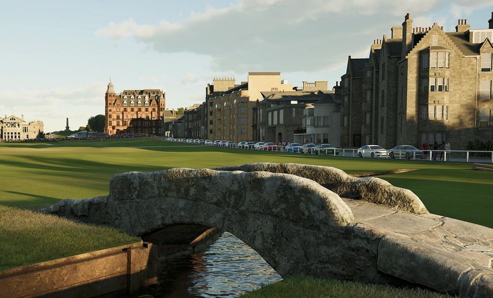 An official screenshot of St Andrews in PGA TOUR 2K25
