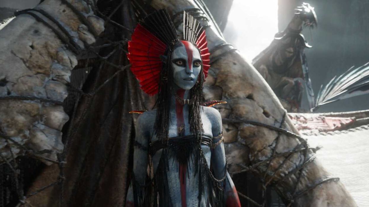 An official screenshot of Varang in Avatar: Fire and Ash