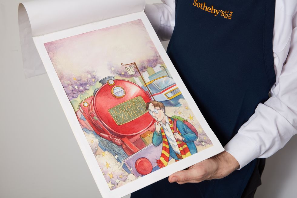 ‘Most valuable Harry Potter item ever sold at auction’ is book cover at £1.5m