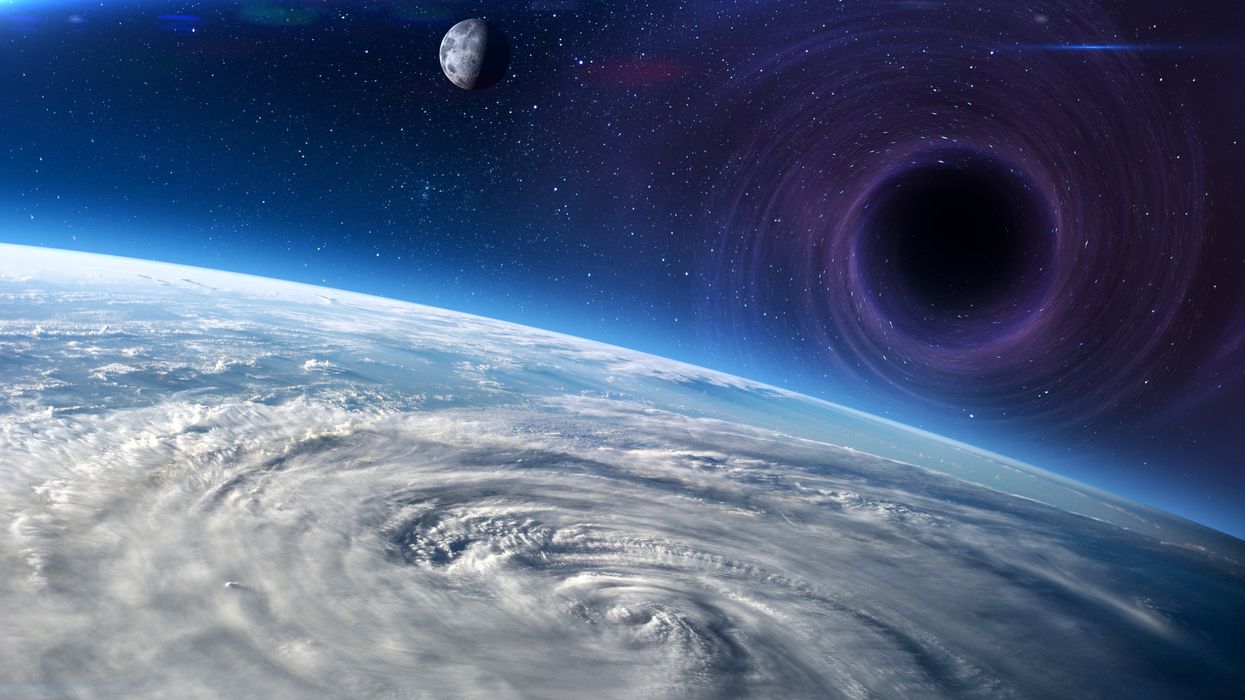 Ancient black holes that woosh past us every decade may be altering Earth's orbit