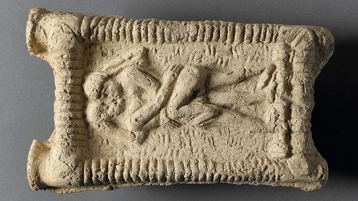 Archaeologists discover evidence of first human kiss - and it happened 4,500 years ago
