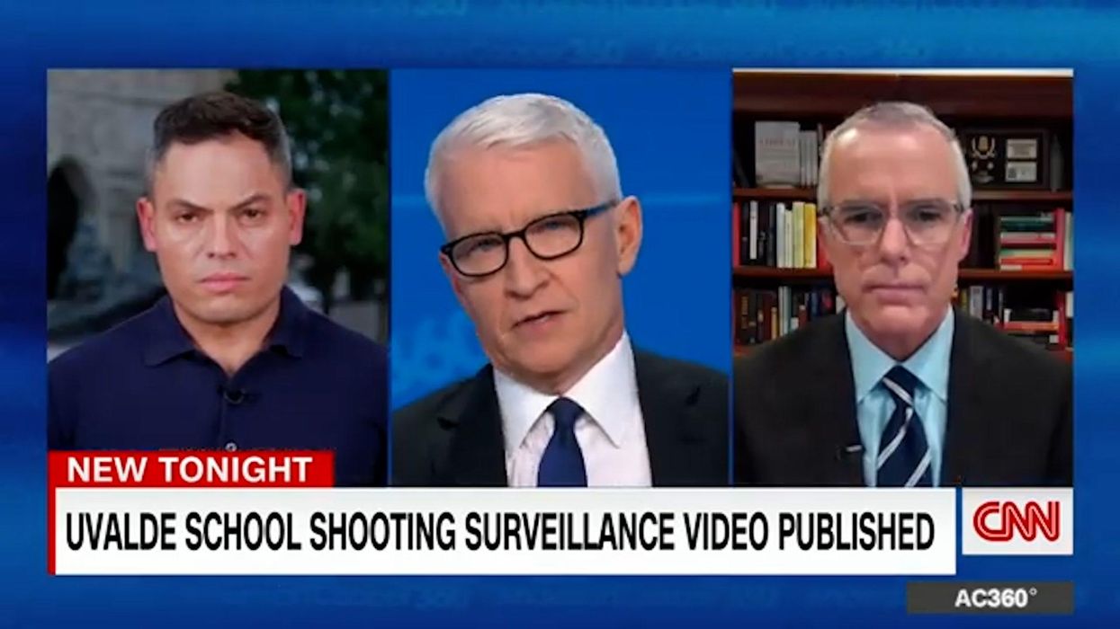 CNN host speechless at footage of cops doing nothing during Uvalde shooting
