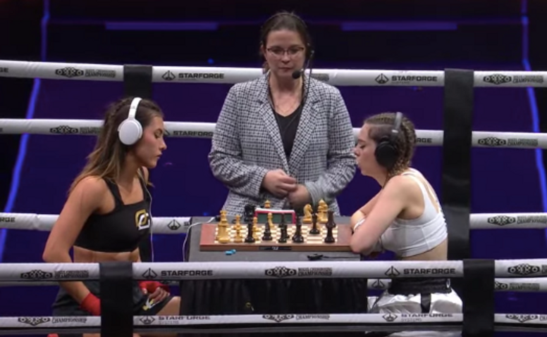 Dina Belenkaya vs Andrea Botez. A chessboxing match for the ages