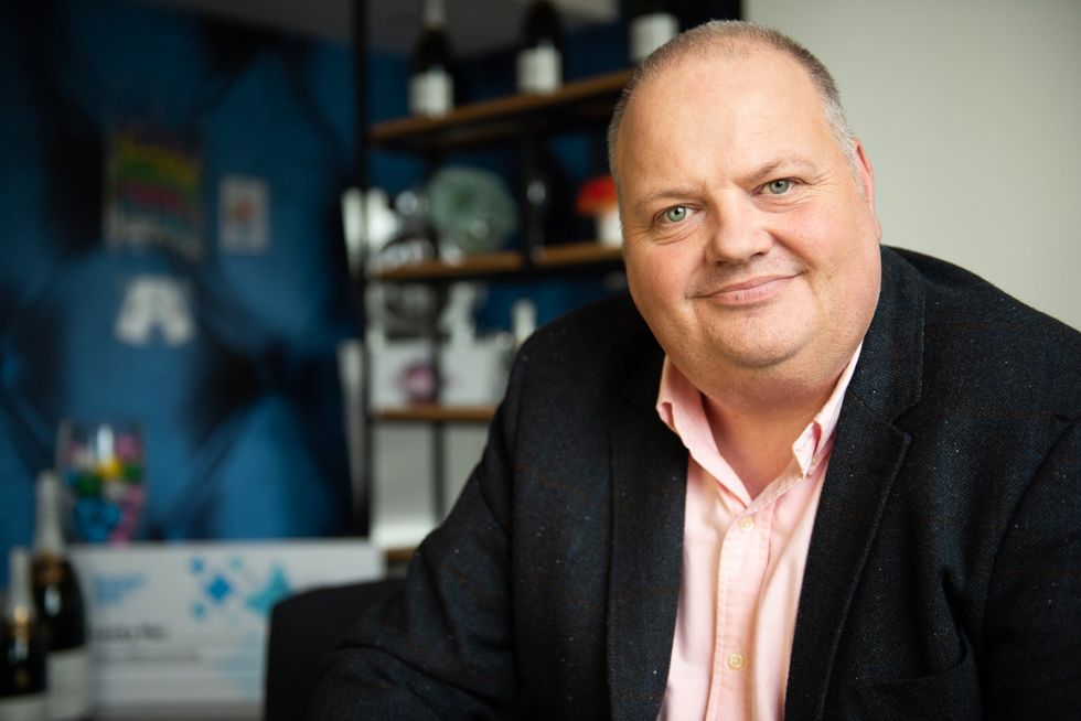 Andy Carter is the go-to person for lottery winners (Camelot, The National Lottery/PA