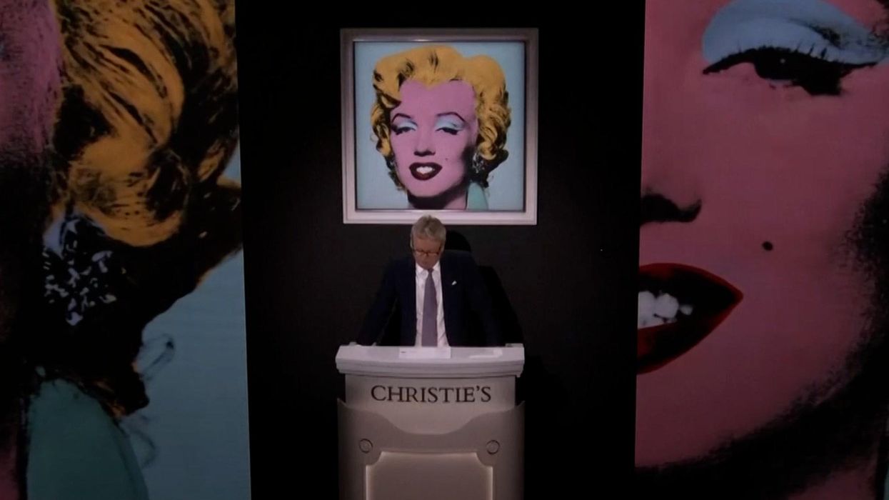Andy Warhol's Marilyn Monroe portrait sells for an eye-watering £157,000,000