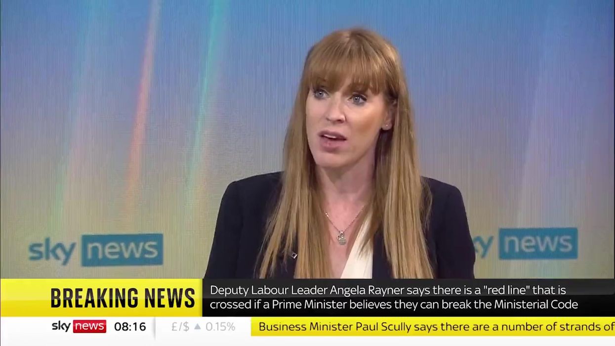 Boris Johnson and Nadine Dorries slammed for tweeting the exact same Angela Rayner message
