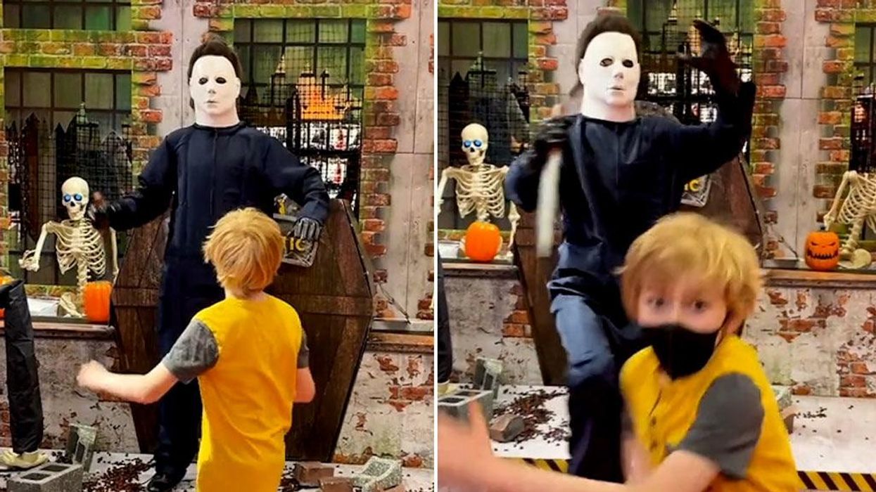 'Animatronic' Mike Myers comes to life and terrifies kid