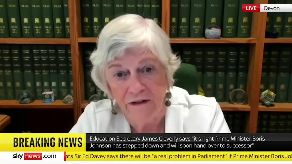 Ann Widdecombe has the sassiest response to being quizzed on Boris Johnson