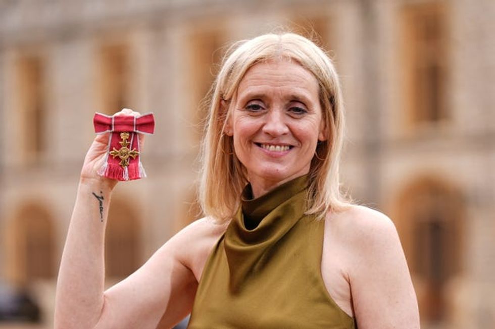 Anne-Marie Duff after being made an OBE
