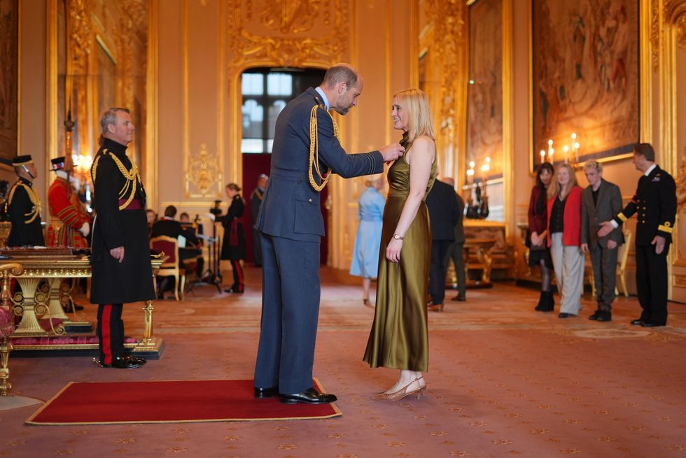 Shameless star made OBE says Prince of Wales joked about her playing Elizabeth I
