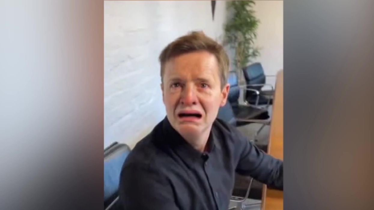 Ant McPartlin pranks Dec with viral 'crying face' filter