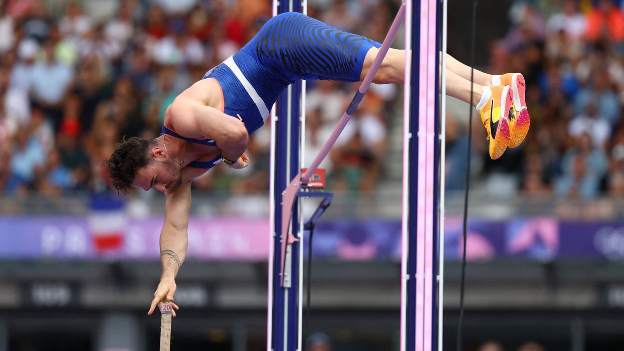 Anthony Ammirati of France in action at the Paris 2024 Olympics