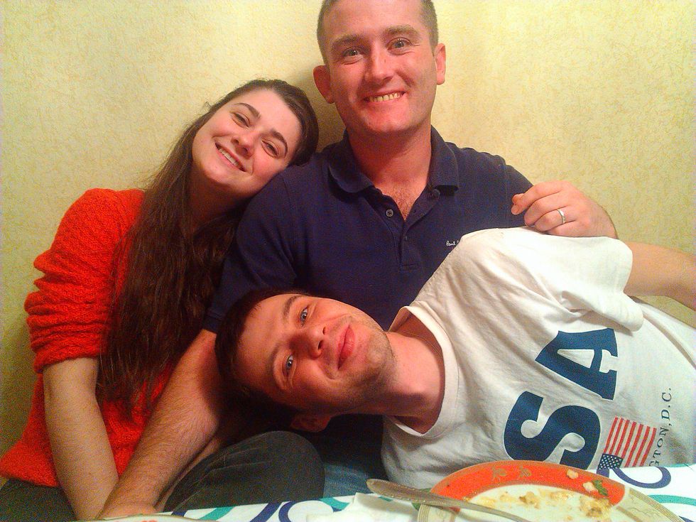 Anthony, Anna, and their two children