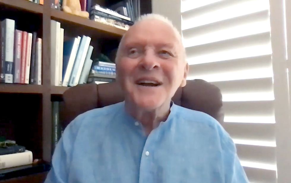 <p>Anthony Hopkins pictured in October</p>
