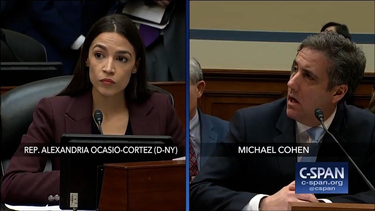 Clip of AOC questioning Trump's figures in 2019 resurfaces
