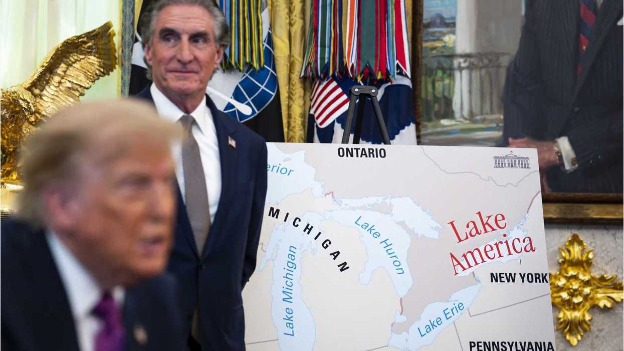 Donald Trump demands Apple rename Lake Ontario to Lake America