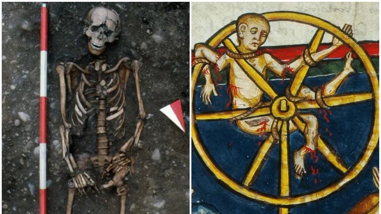 Skeleton discovered of man who suffered one of the worst deaths in human history