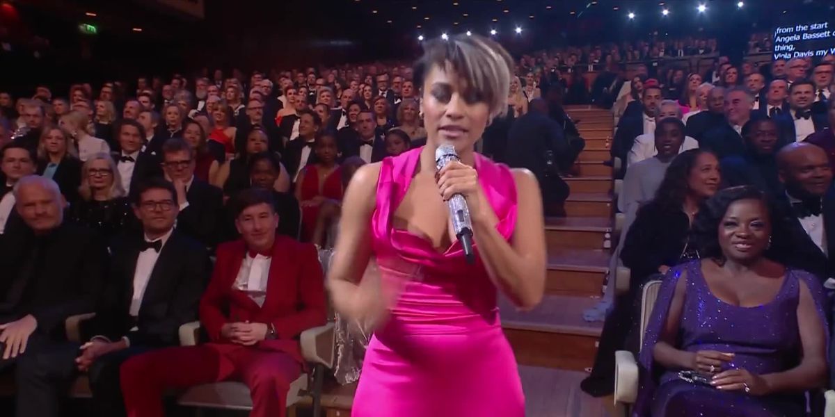 Ariana DeBose is being roasted for her super-awkward 'rap' at the 2023 ...