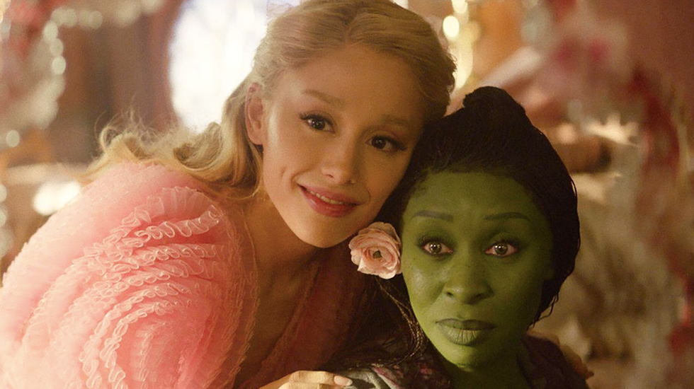 Ariana Grande and Cynthia Erivo in Wicked