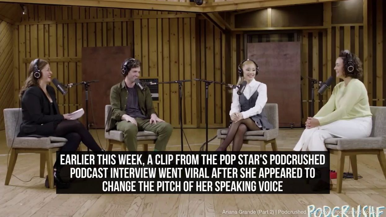 Ariana Grande responds to viral 'voice change' video