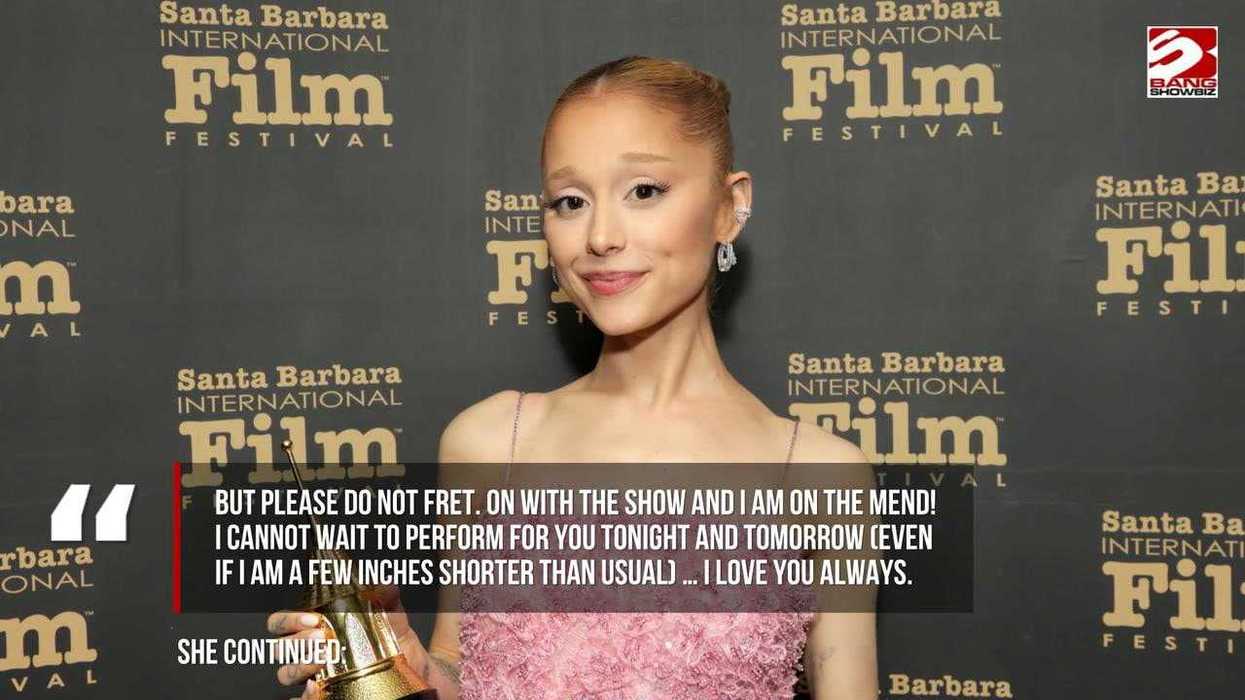 Ariana Grande forced to ditch high heels for final London shows after injury