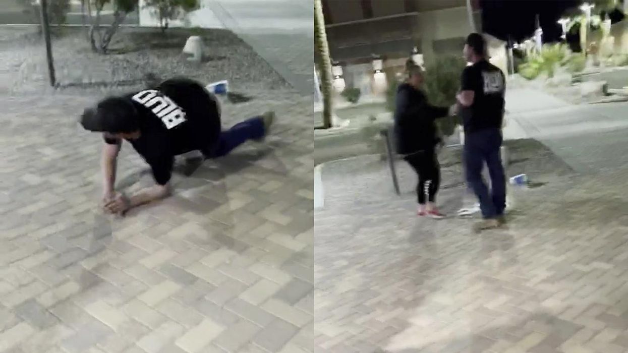 Guy cruelly pranks his friend with a taser after watching Jackass