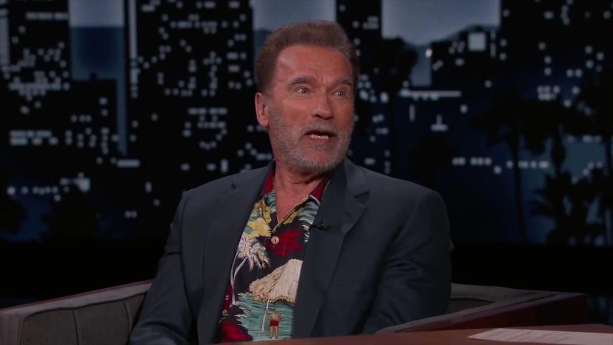 Arnold Schwarzenegger invokes 'broken' Nazi father during extraordinary address to Russian people
