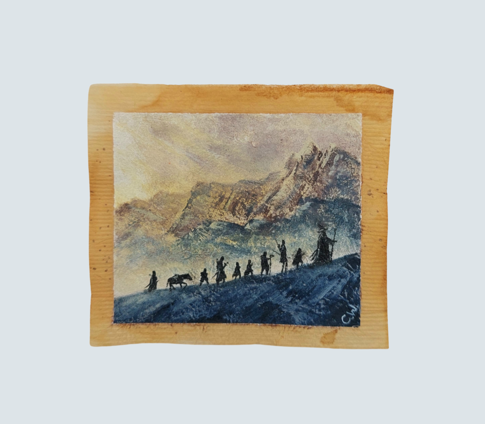 Art on tea bag