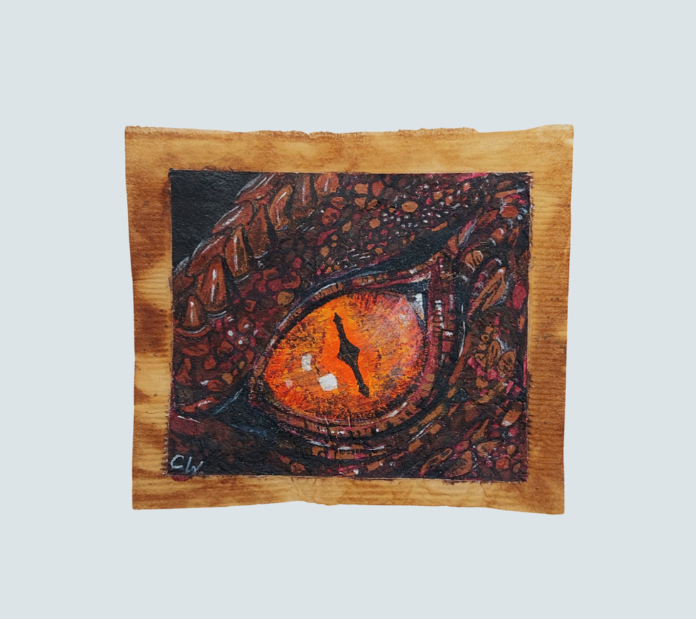 Art on tea bag