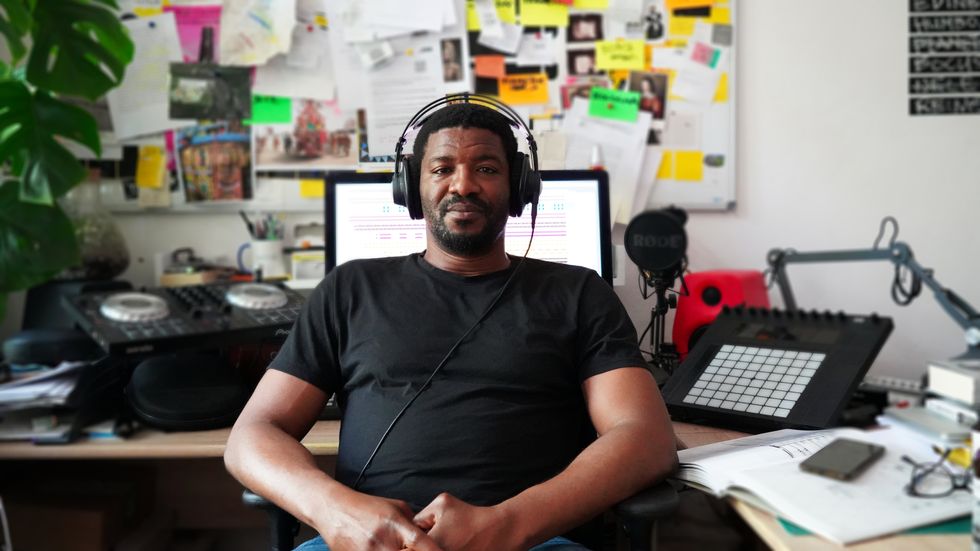 Artist Emeka Ogboh created the Sound of the Union piece. (University of Edinburgh/PA)