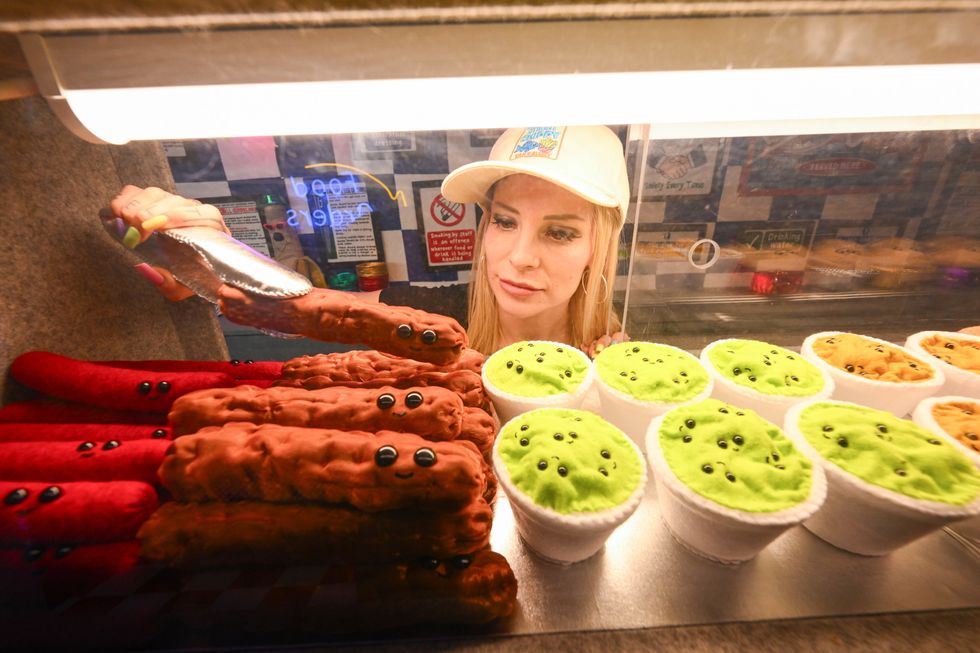 Artist to serve up fish and chips at takeaway shop made entirely from felt
