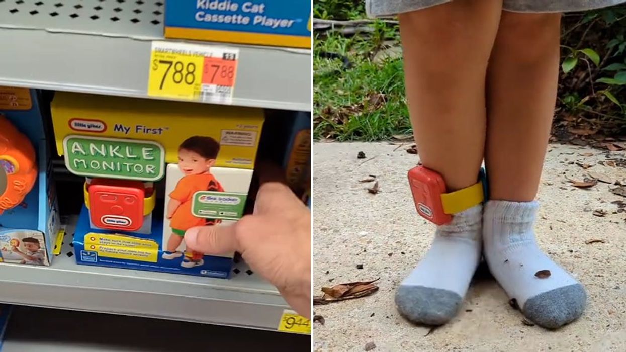 Is the toy 'ankle monitor' for children real?