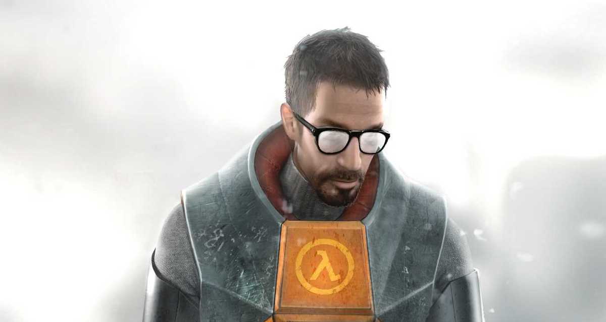 Artwork of Dr Gordon Freeman in Half-Life 2