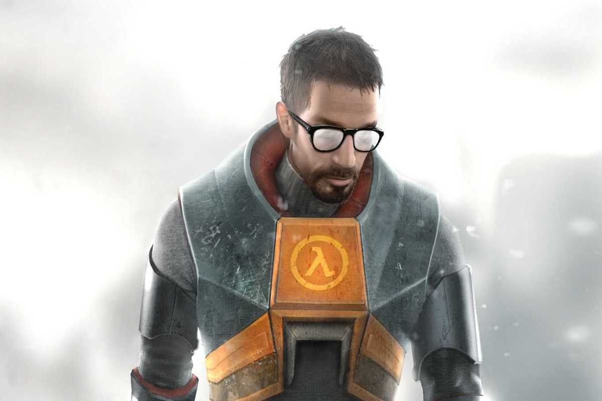 Artwork of Dr Gordon Freeman in Half-Life 2