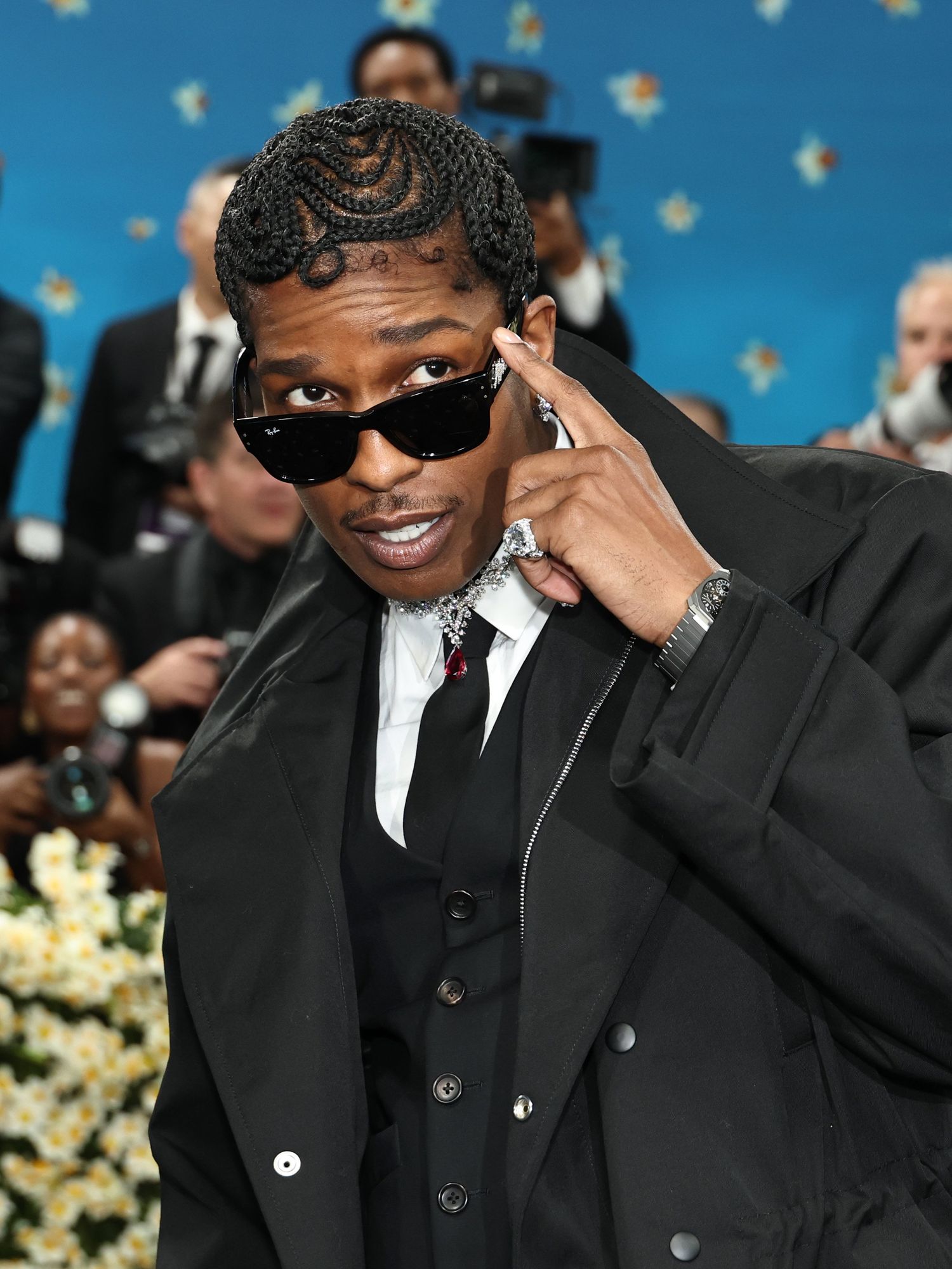 ASAP Rocky fans think his Met Gala outfit was a nod to his gun trial