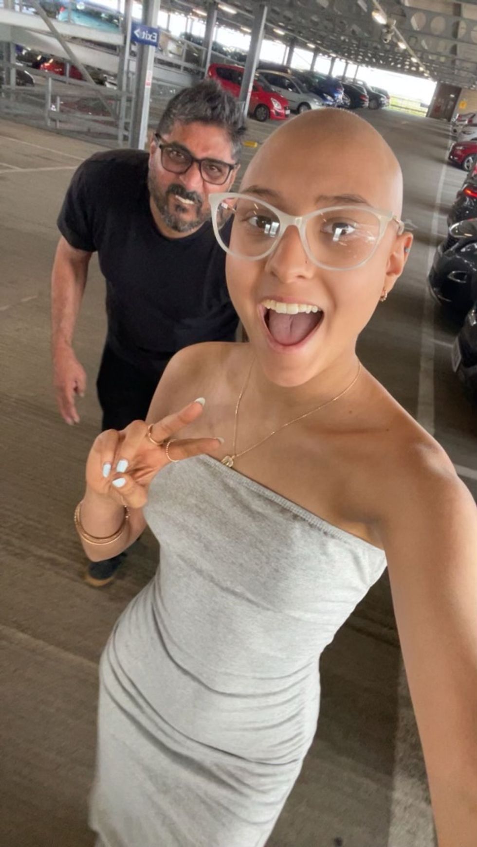 Asha Patel, 17, received treatment for stage 4 Hodgkin Lymphoma