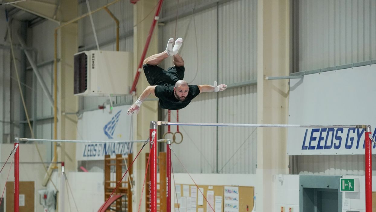 Ashley Watson during his world record attempt (Guinness World Records/PA)