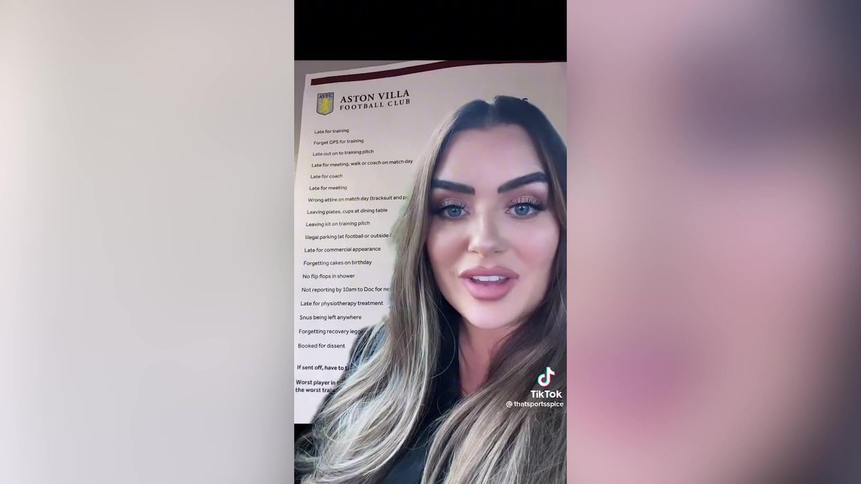 The fine sheet for Aston Villa has been leaked and it's brutal