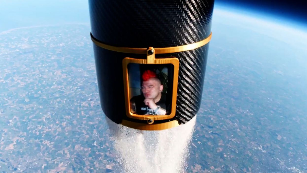 Astronomy-lover's ashes scattered above Earth in breathtaking space footage