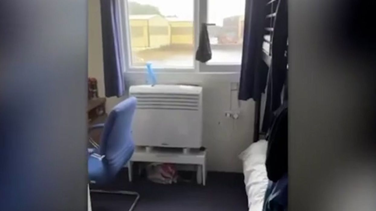 One of Bibby Stockholm's first residents gives tour inside 'Alcatraz' barge