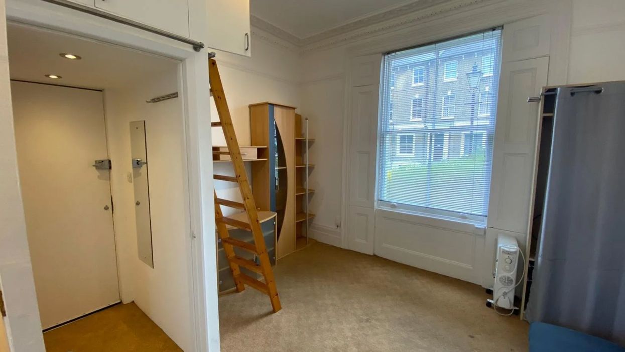 <p>At first glance, the bed is completely hidden</p>
