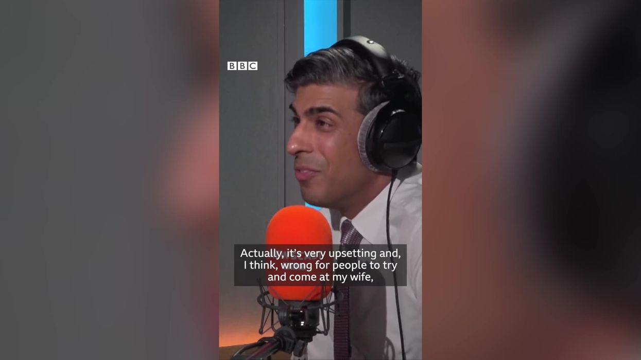 Rishi Sunak compared himself to Will Smith for defending his wife and people can't believe it