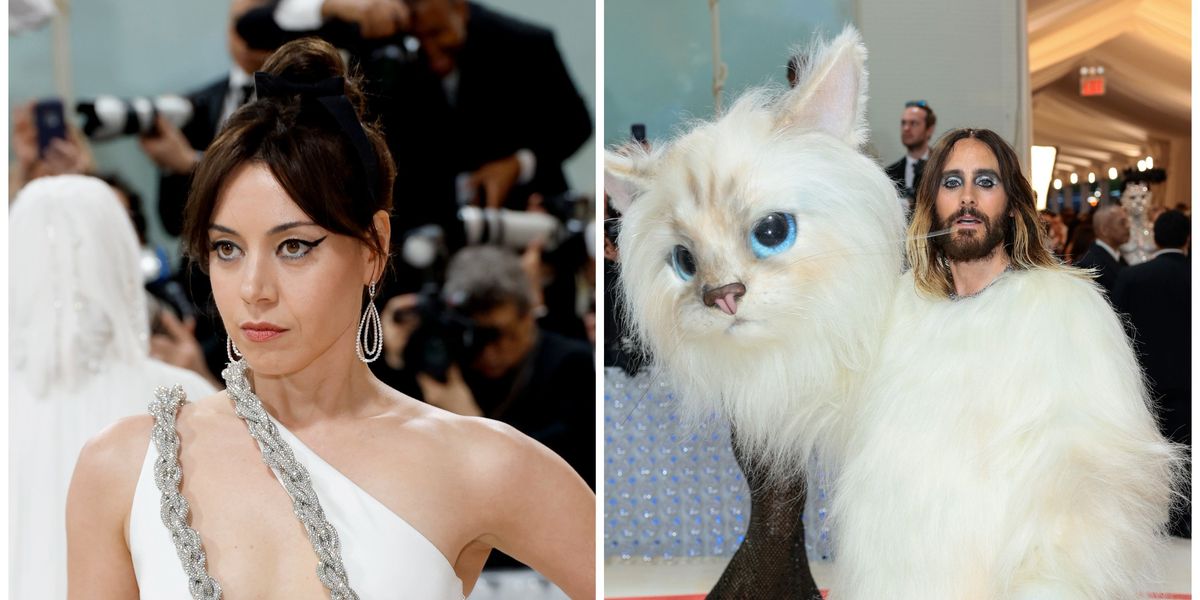 Aubrey Plaza had a brutal response to Jared Leto's Met Gala cat outfit