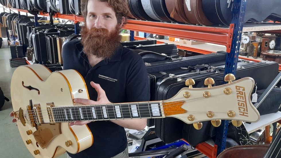 Foo Fighters guitar could fetch £30,000 at auction