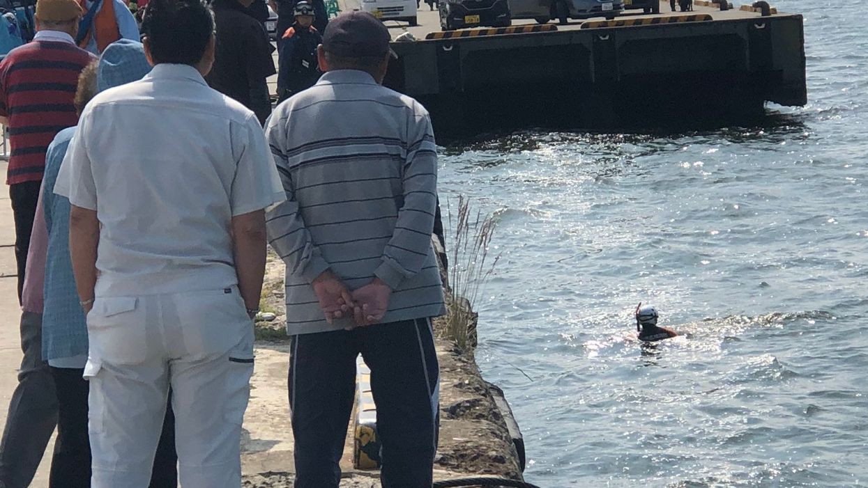Authorities rescue a sex doll from a Japanese harbour.