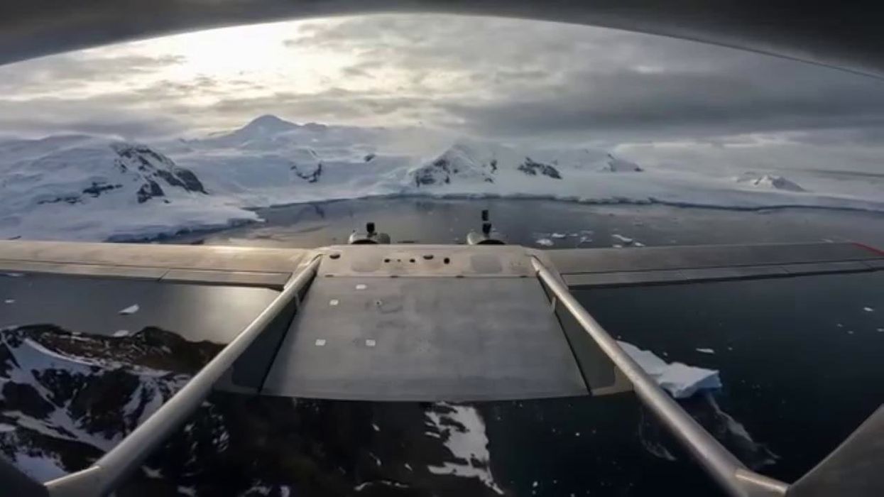 What would happen if Antarctica's volcanoes erupted?