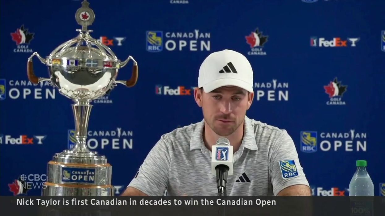 Professional golfer floored by security after being mistaken for fan