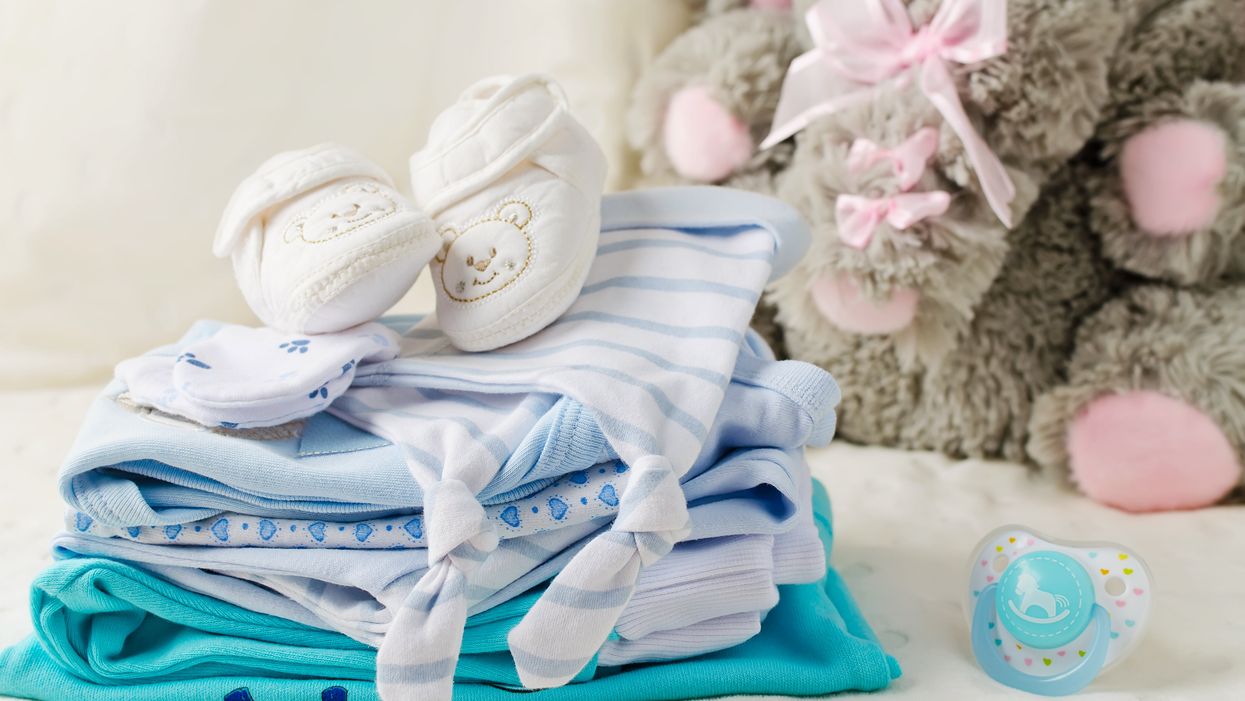 <p>Baby clothes for newborn. In pastel colors</p>
